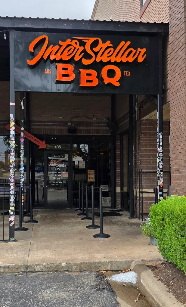 InterStellar BBQ in Austin, from its Google Maps photo gallery